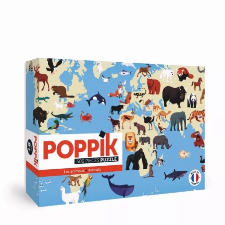 Puzzle Poppik - Les animaux - 500p.