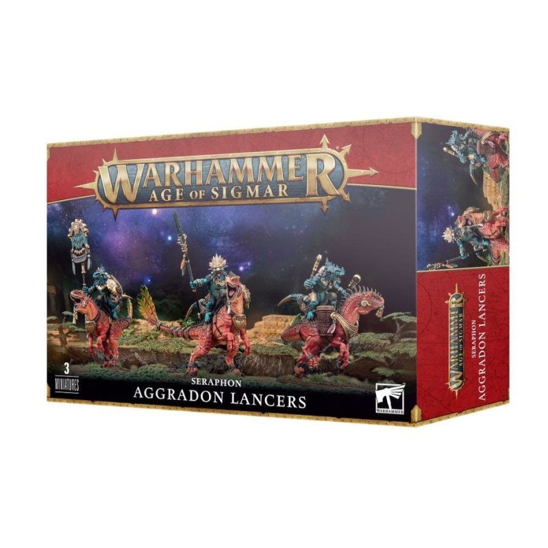 Warhammer Age of Sigmar - Seraphon : Lanciers Aggradons (Aggradon Lancers)