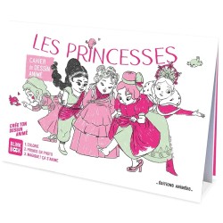 Cahier de dessin animé - les Princesses