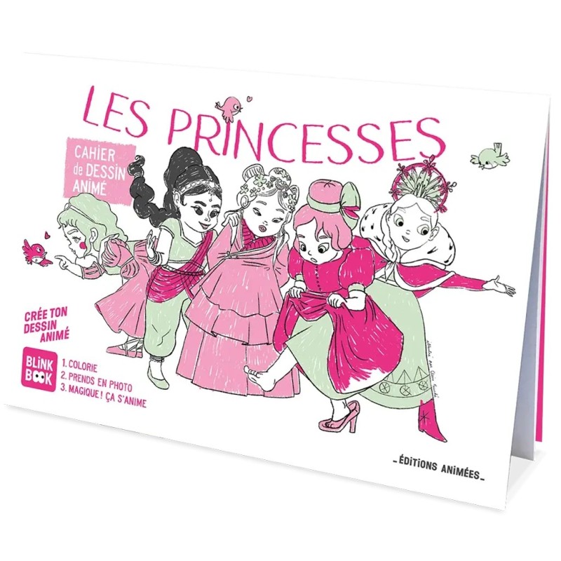 Cahier de dessin animé - les Princesses