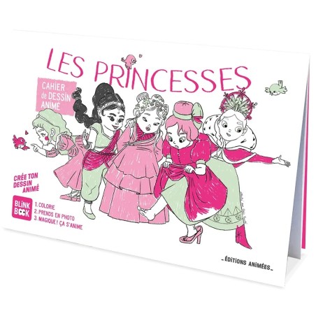 Cahier de dessin animé - les Princesses