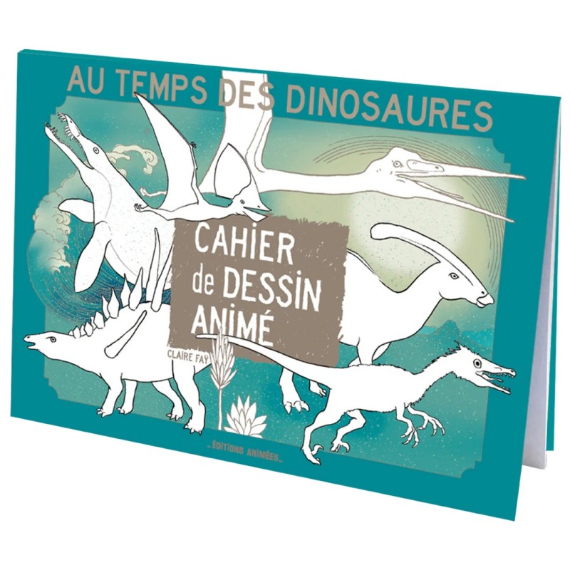 Cahier de dessin animé - Au temps des dinosaures