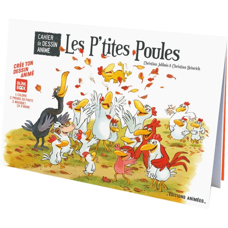 Cahier de dessin animé - les Ptites Poules
