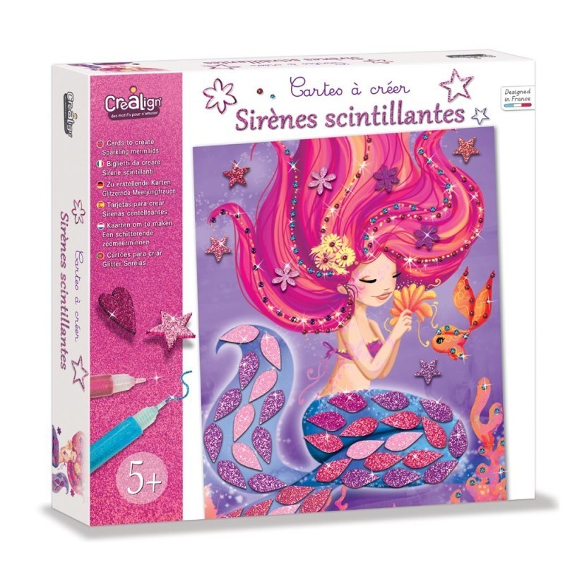Cartes à créer - les Sirènes scintillantes