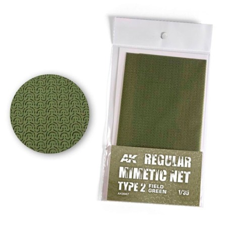 AK - Regular Camouflage Net Type 2 Field Green