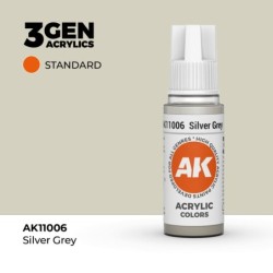 AK - Peinture 3gen : Silver Grey - 17 ml