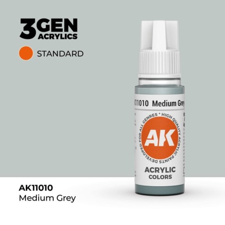 AK - Peinture 3gen : Medium Grey - 17 ml