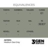  AK - Peinture 3gen : Medium Sea Grey - 17 ml