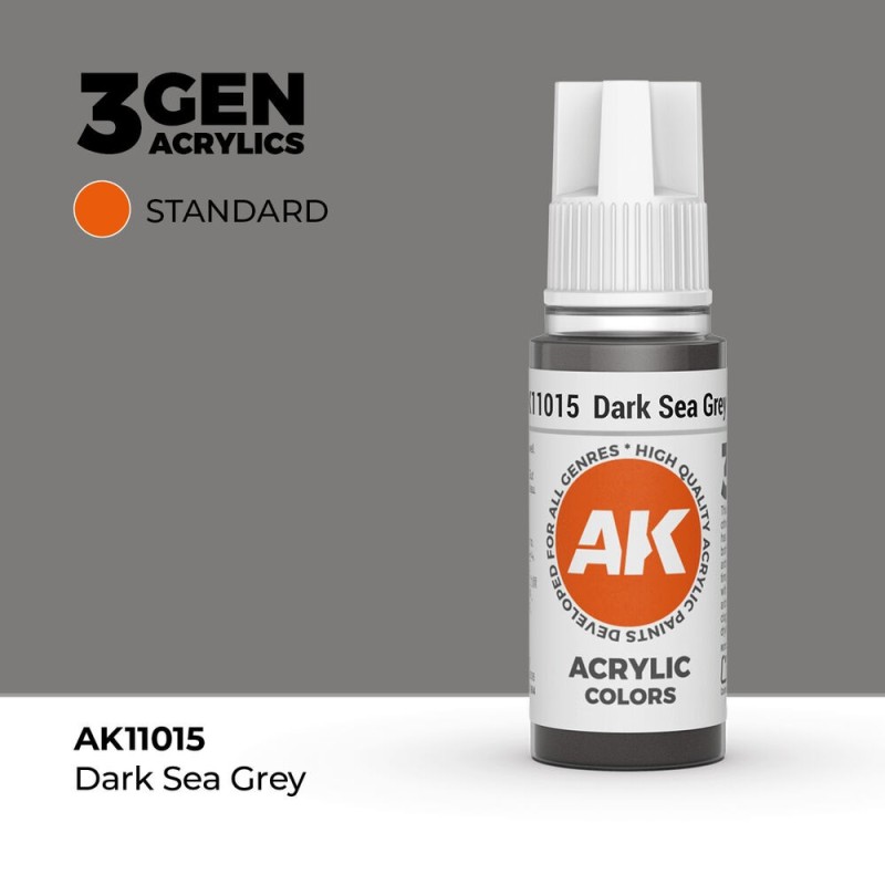AK - Peinture 3gen : Dark Sea Grey - 17 ml