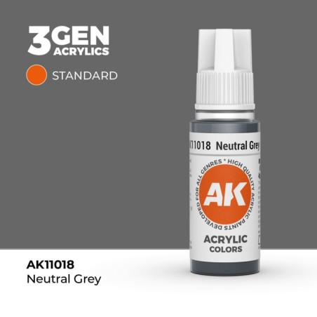 AK - Peinture 3gen : Neutral Grey - 17 ml