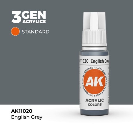AK - Peinture 3gen : Inglés Grey - 17 ml