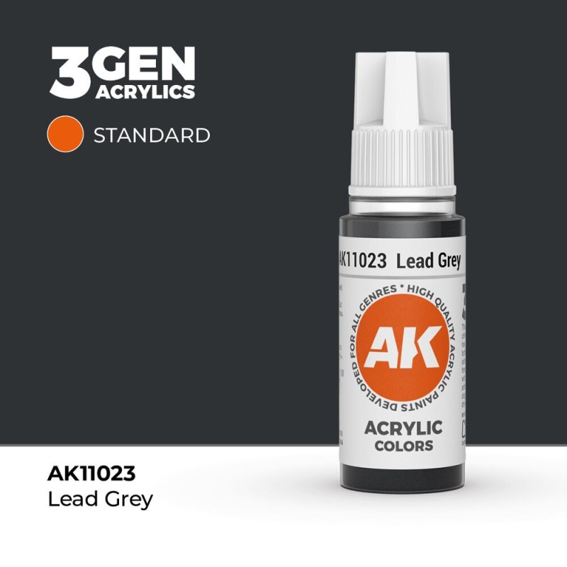 AK - Peinture 3gen : Lead Grey - 17 ml