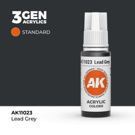 AK - Peinture 3gen : Lead Grey - 17 ml