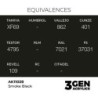  AK - Peinture 3gen : Smoke Black - 17 ml