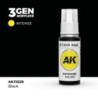 AK - Peinture 3gen : Black - 17 ml