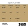  AK - Peinture 3gen : Dark Sand - 17 ml