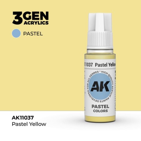 AK - Peinture 3gen : Pastel Yellow - 17 ml