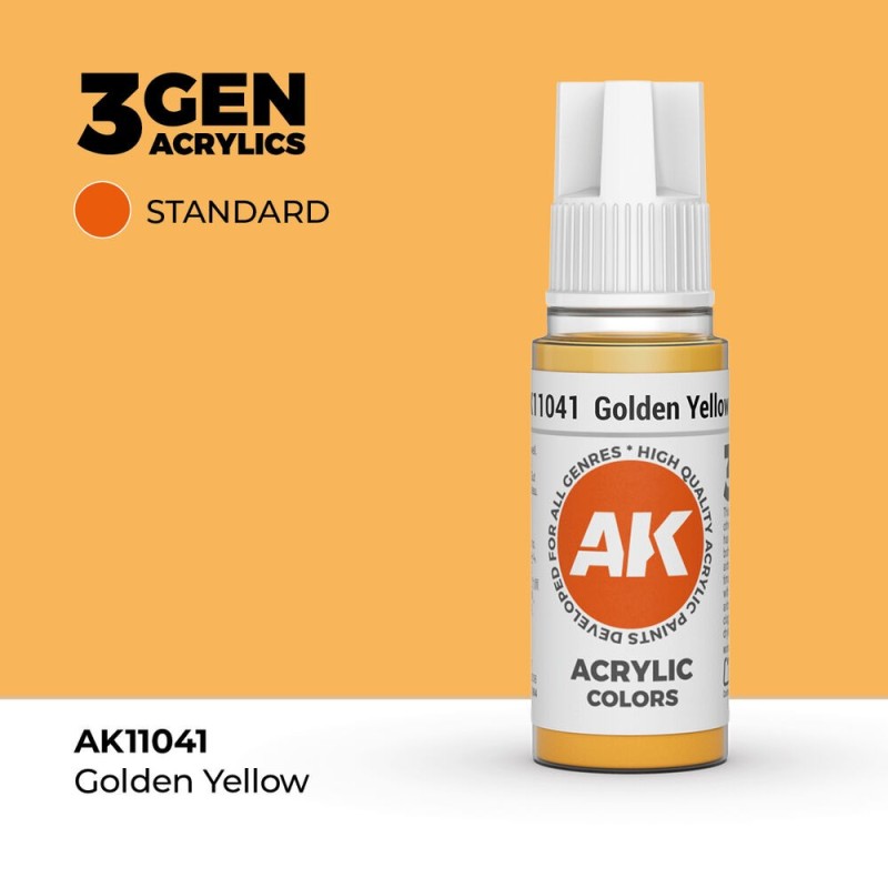 AK - Peinture 3gen : Golden Yellow - 17 ml
