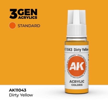 AK - Peinture 3gen : Dirty Yellow - 17 ml