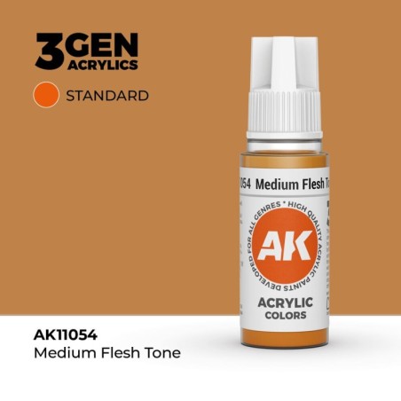 AK - Peinture 3gen : Medium Flesh Tone - 17 ml
