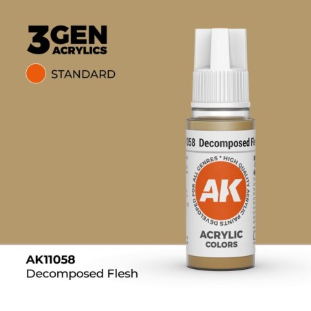 AK - Peinture 3gen : Decomposed Flesh - 17 ml