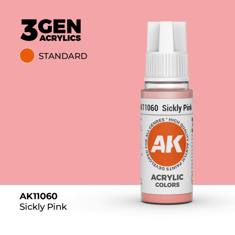 AK - Peinture 3gen : Sickly Pink - 17 ml