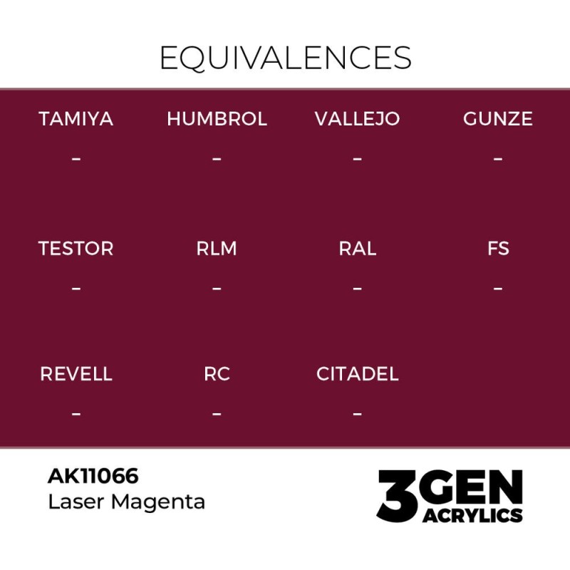  AK - Peinture 3gen : Laser Magenta17 ml