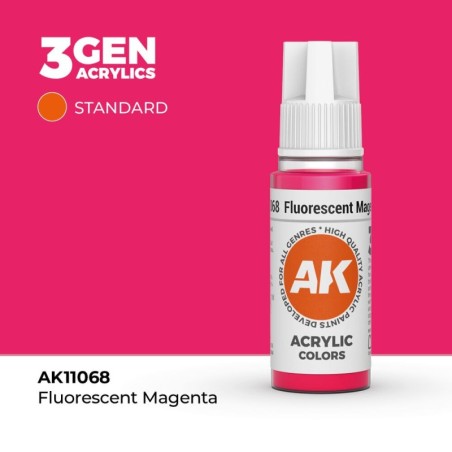 AK - Peinture 3gen : Fluorescent Magenta - 17 ml
