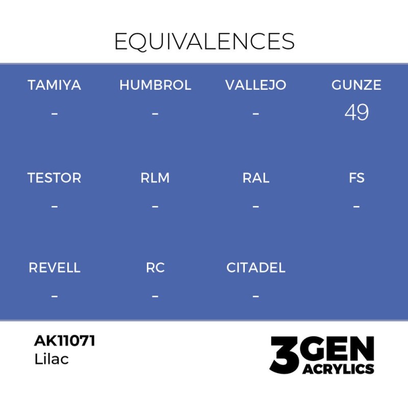  AK - Peinture 3gen : Lilac - 17 ml