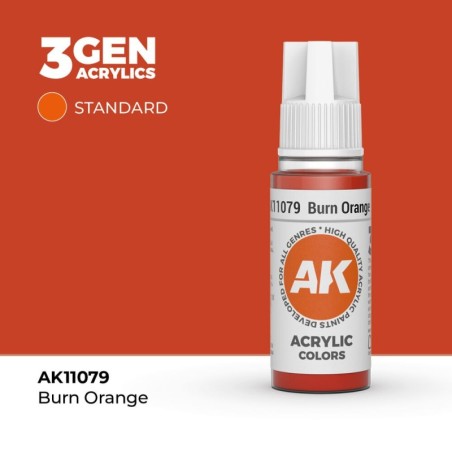 AK - Peinture 3gen : Burn Orange - 17 ml
