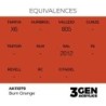  AK - Peinture 3gen : Burn Orange - 17 ml