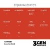  AK - Peinture 3gen : Scarlet Red - 17 ml