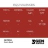  AK - Peinture 3gen : Brick Red - 17 ml