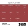  AK - Peinture 3gen : Bordeaux Red - 17 ml