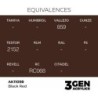  AK - Peinture 3gen : Black Red - 17 ml