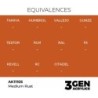  AK - Peinture 3gen : Light Rust - 17 ml