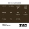  AK - Peinture 3gen : Leather Brown - 17 ml