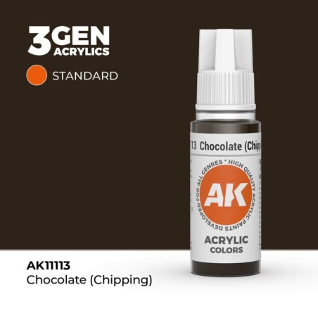 AK - Peinture 3gen : Chocolate (Chipping) - 17 ml