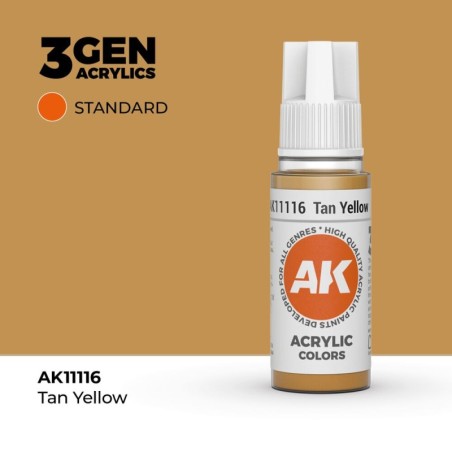 AK - Peinture 3gen : Tan Yellow - 17 ml