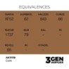  AK - Peinture 3gen : Cork - 17 ml