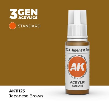 AK - Peinture 3gen : Japanese Brown - 17 ml