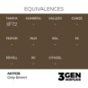  AK - Peinture 3gen : Grey - Brown - 17 ml
