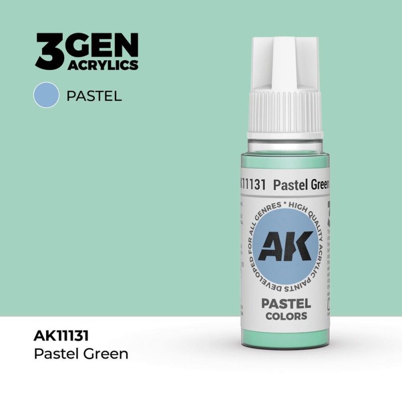 AK - Peinture 3gen : Pastel Green - 17 ml
