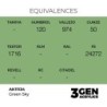  AK - Peinture 3gen : Green Sky - 17 ml