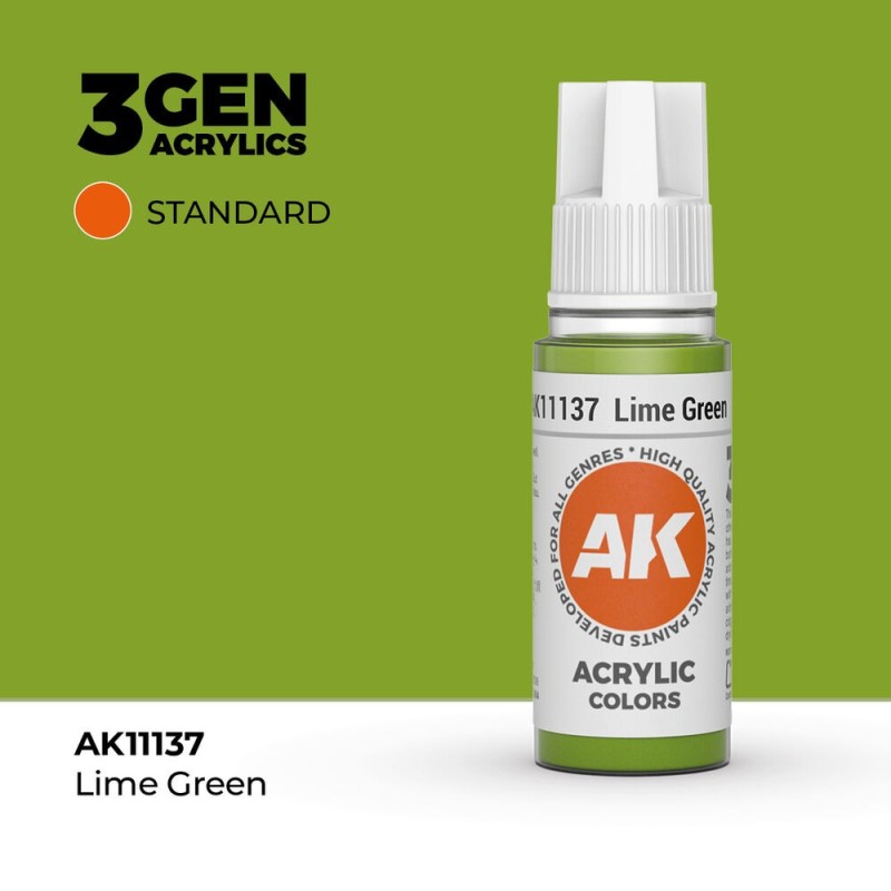 AK - Peinture 3gen : Lime Green - 17 ml