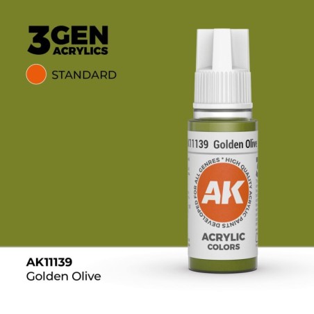 AK - Peinture 3gen : Golden Olive - 17 ml