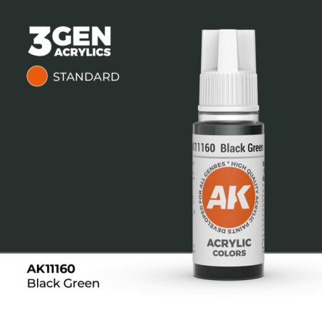 AK - Peinture 3gen : Black Green - 17 ml