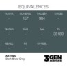  AK - Peinture 3gen : Dark Blue - Grey - 17 ml