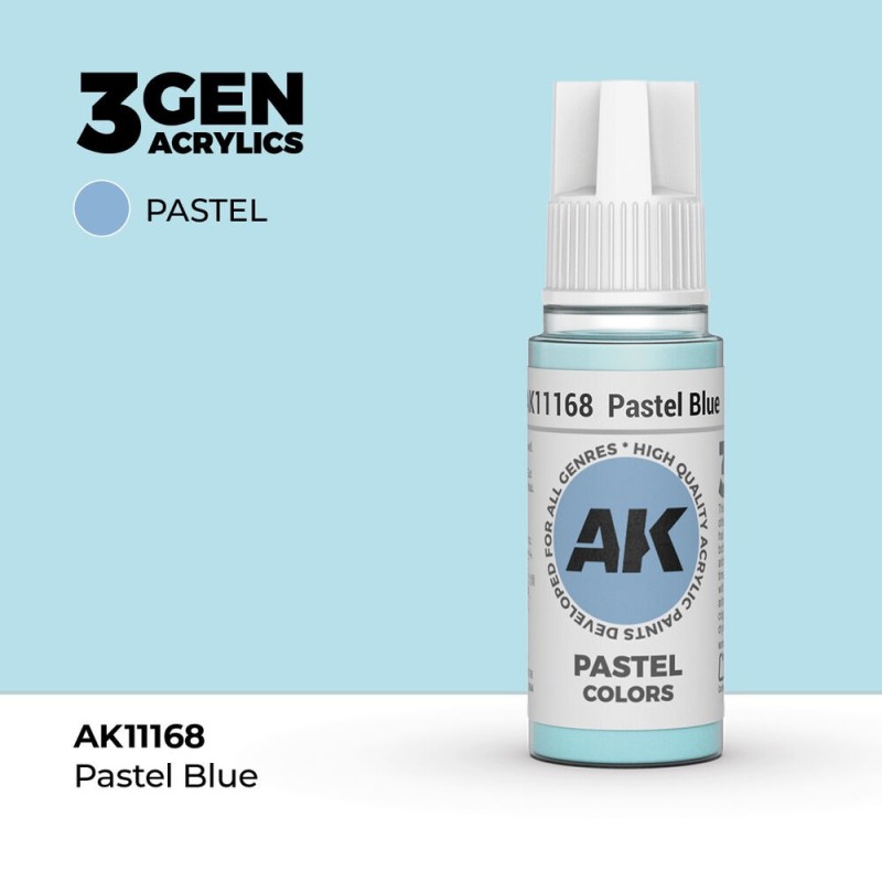 AK - Peinture 3gen : Pastel Blue - 17 ml