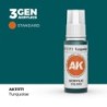 AK - Peinture 3gen : Turquoise - 17 ml